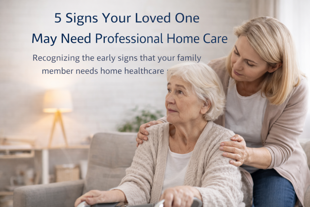 5 Signs Your Loved One May Need Professional Home Care